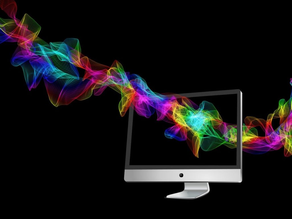 computer, monitor, waves-1373684.jpg